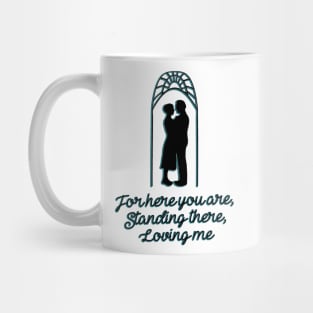 Sound of Music Captain and Maria Outline Something Good Arch Mug